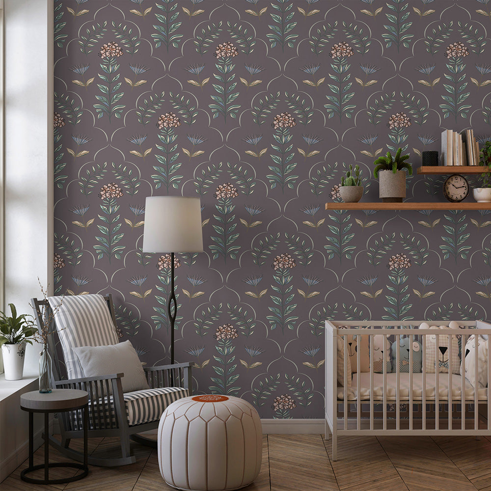 Floral Motif Wallpaper | Timeless Grace and Charm