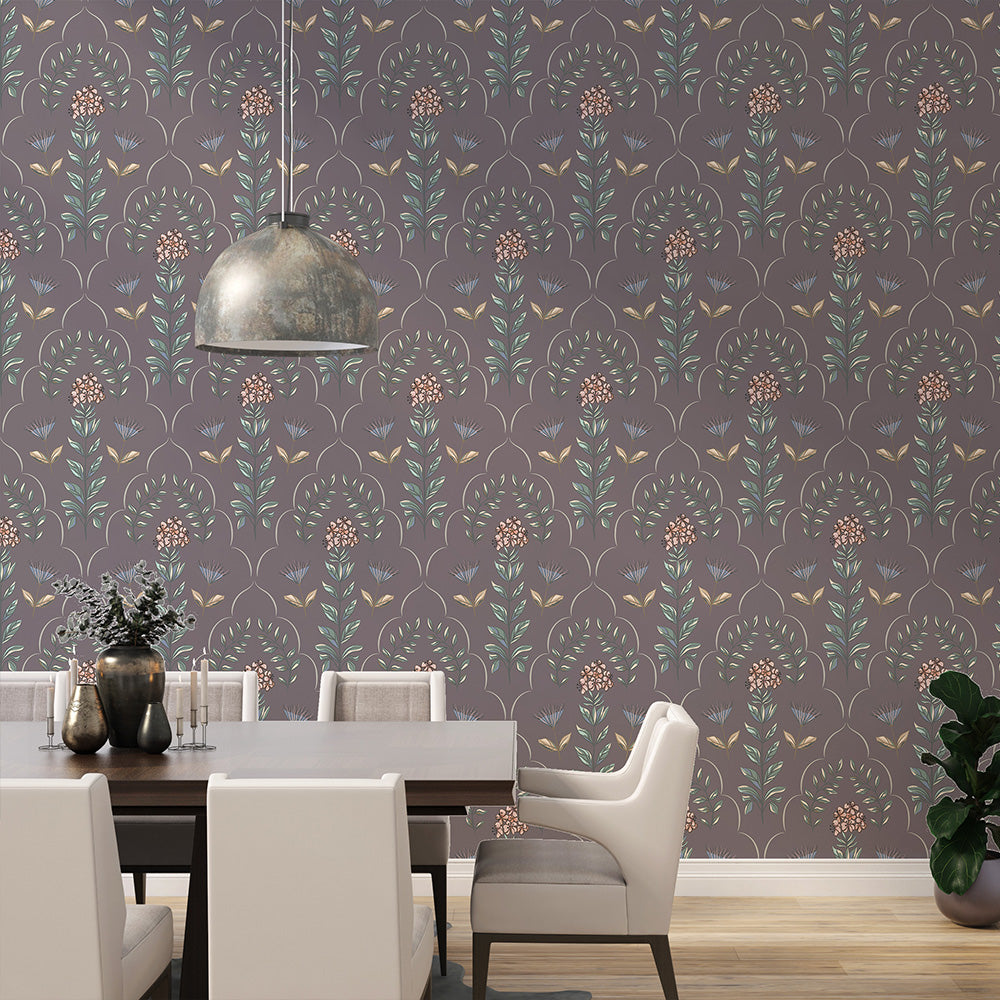 Floral Motif Wallpaper | Timeless Grace and Charm