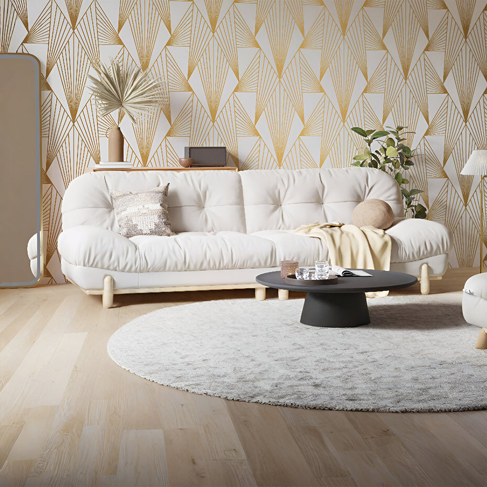 Gold Premium Geometric Wallpaper | Luxury Redefined