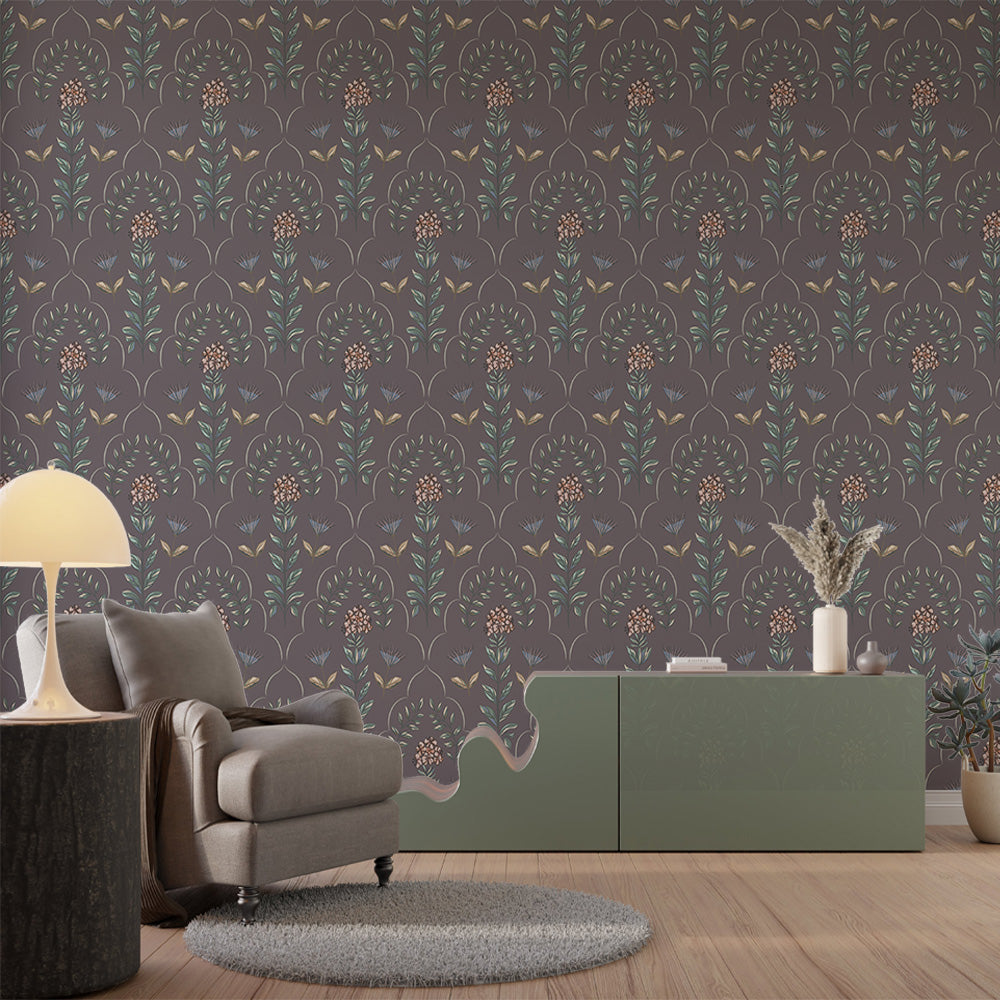 Floral Motif Wallpaper | Timeless Grace and Charm