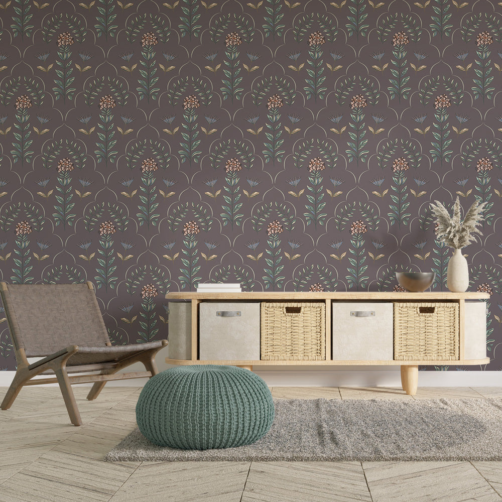 Floral Motif Wallpaper | Timeless Grace and Charm