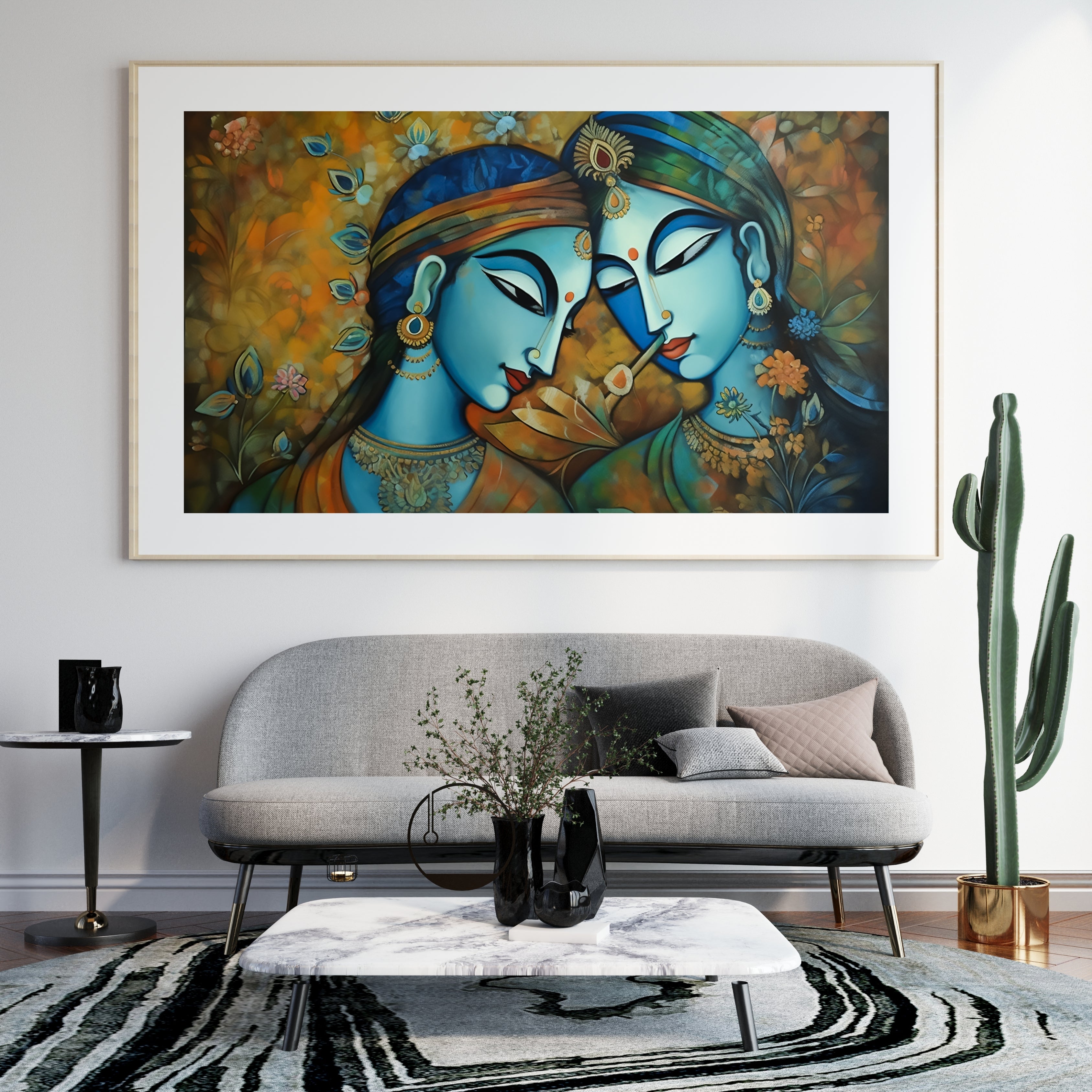 Eternal love Krutik Canvas Painting