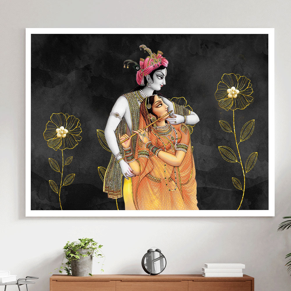 Vastu Friendly  Radha and Krishna Painting for Love and Harmony