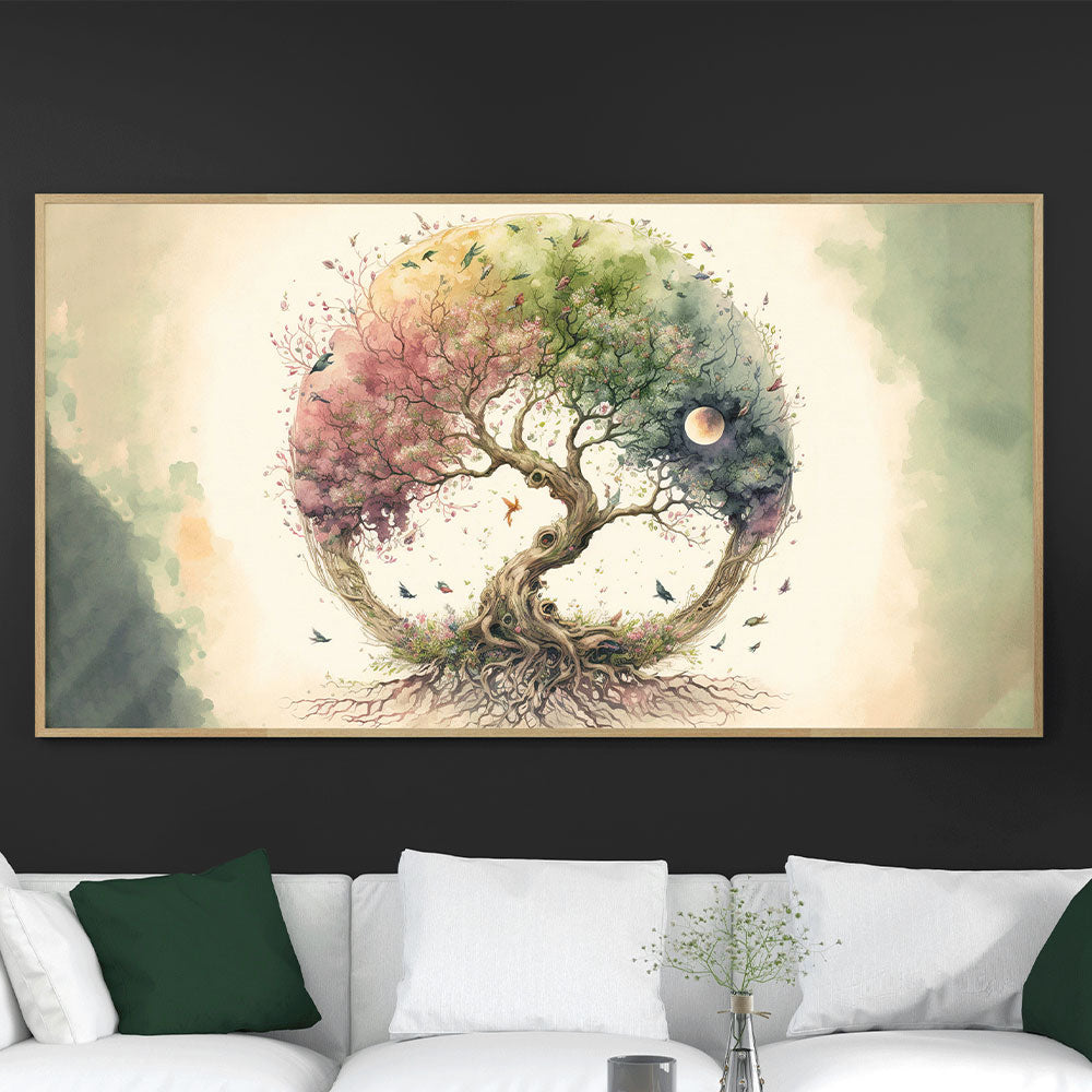 Rooted In Life: The Majestic Tree Of Life Painting