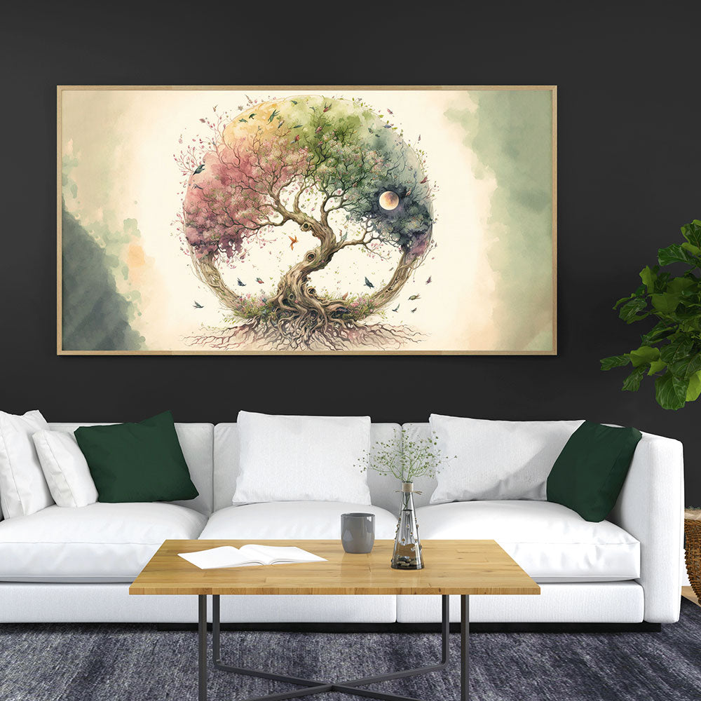 Rooted In Life: The Majestic Tree Of Life Painting