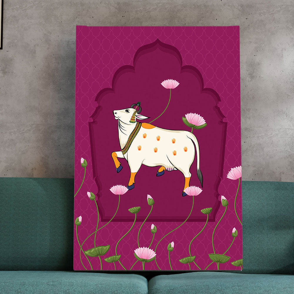 Glorious Gau: A Pichwai Painting Celebrating the Sacred Cow