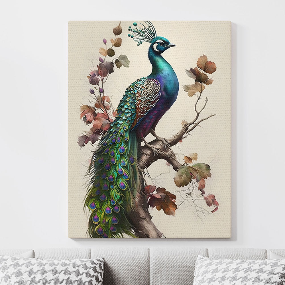 The Majestic Peacock : An Exquisite Portrait of Nature's Splendor