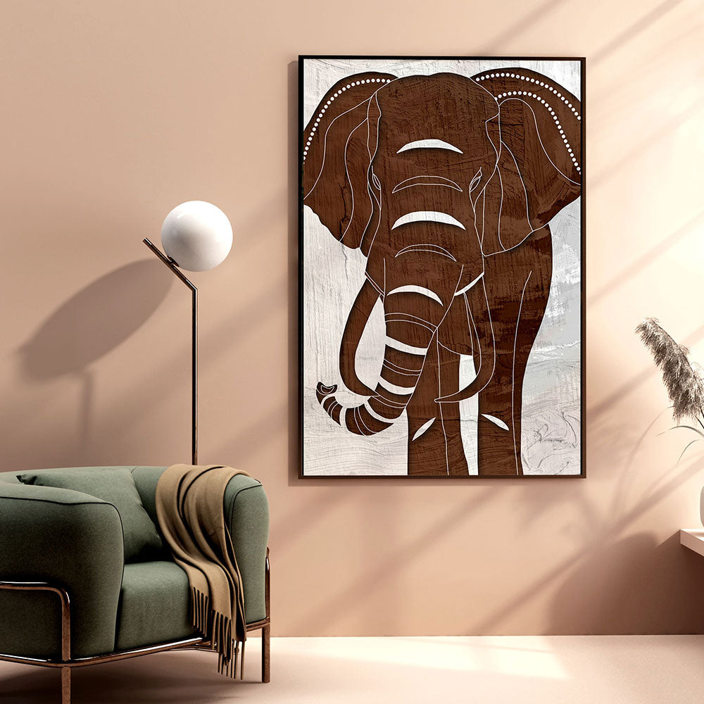 Wisdom in the Wild: Majestic Elephant Portrait