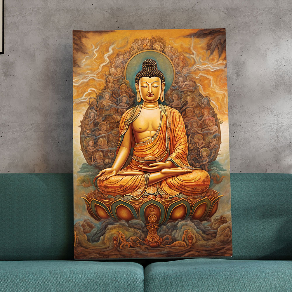 Enlightened Serenity: The Radiance of Buddha