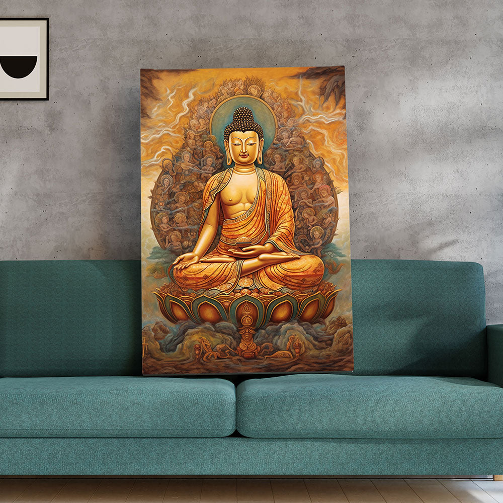 Enlightened Serenity: The Radiance of Buddha