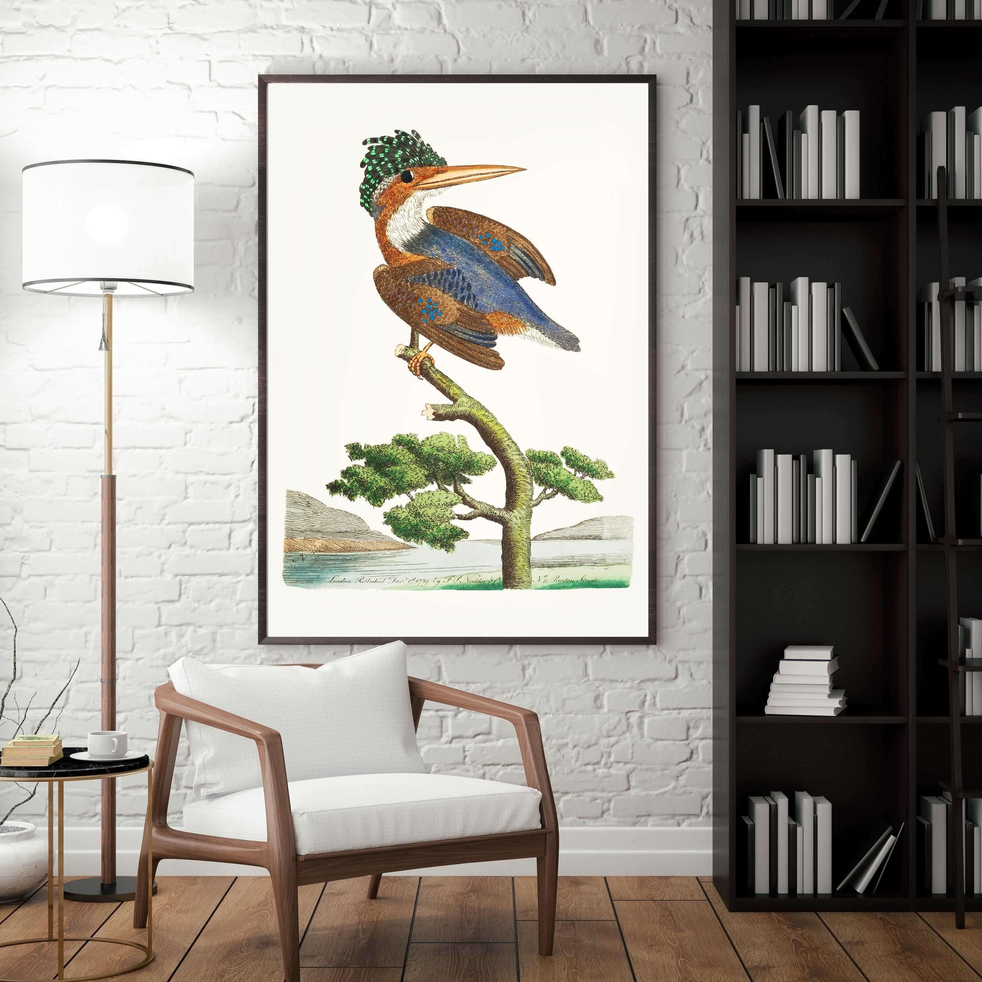 Abstract Bird Harmony Krutik Canvas Painting