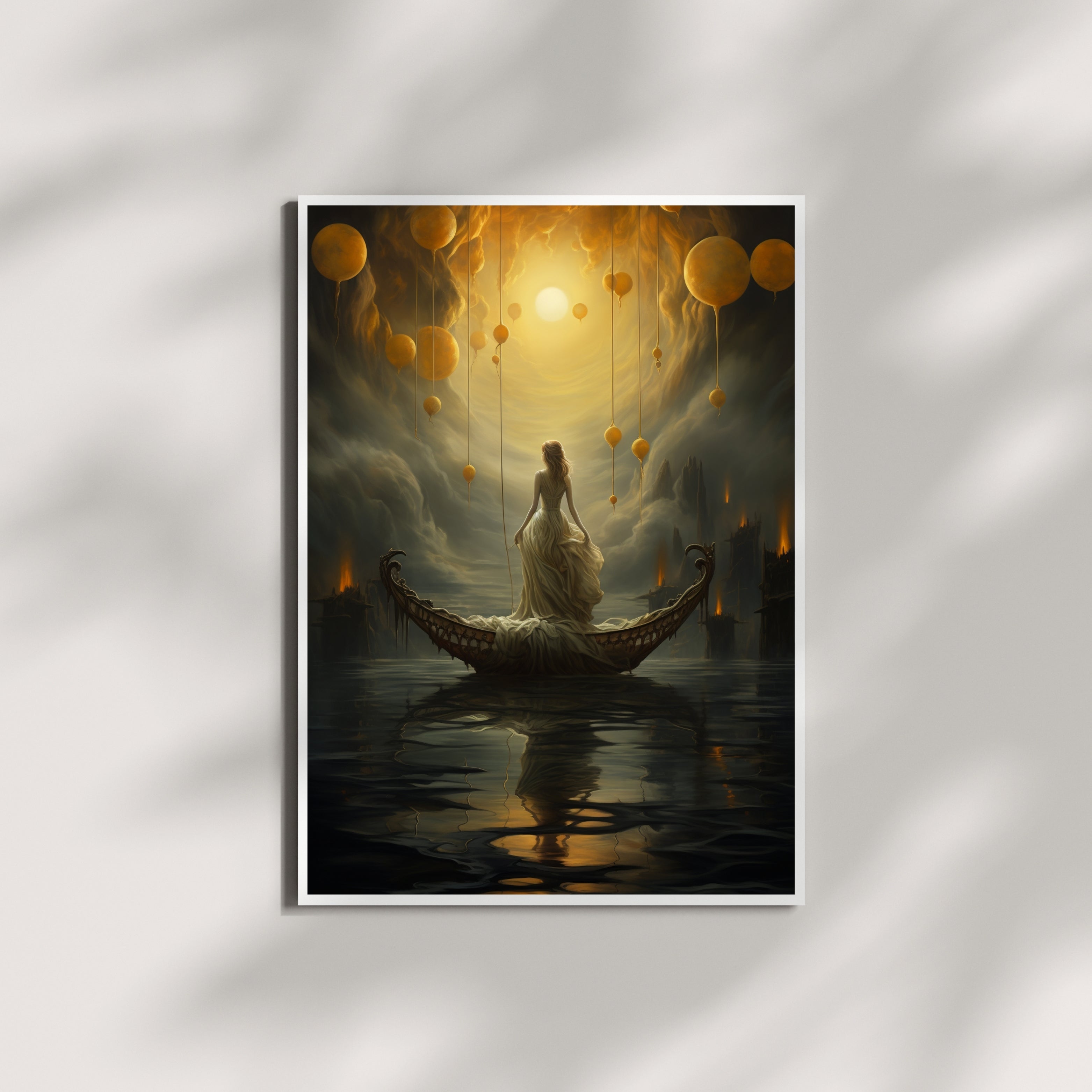 Celestial Voyag Krutik Canvas Painting