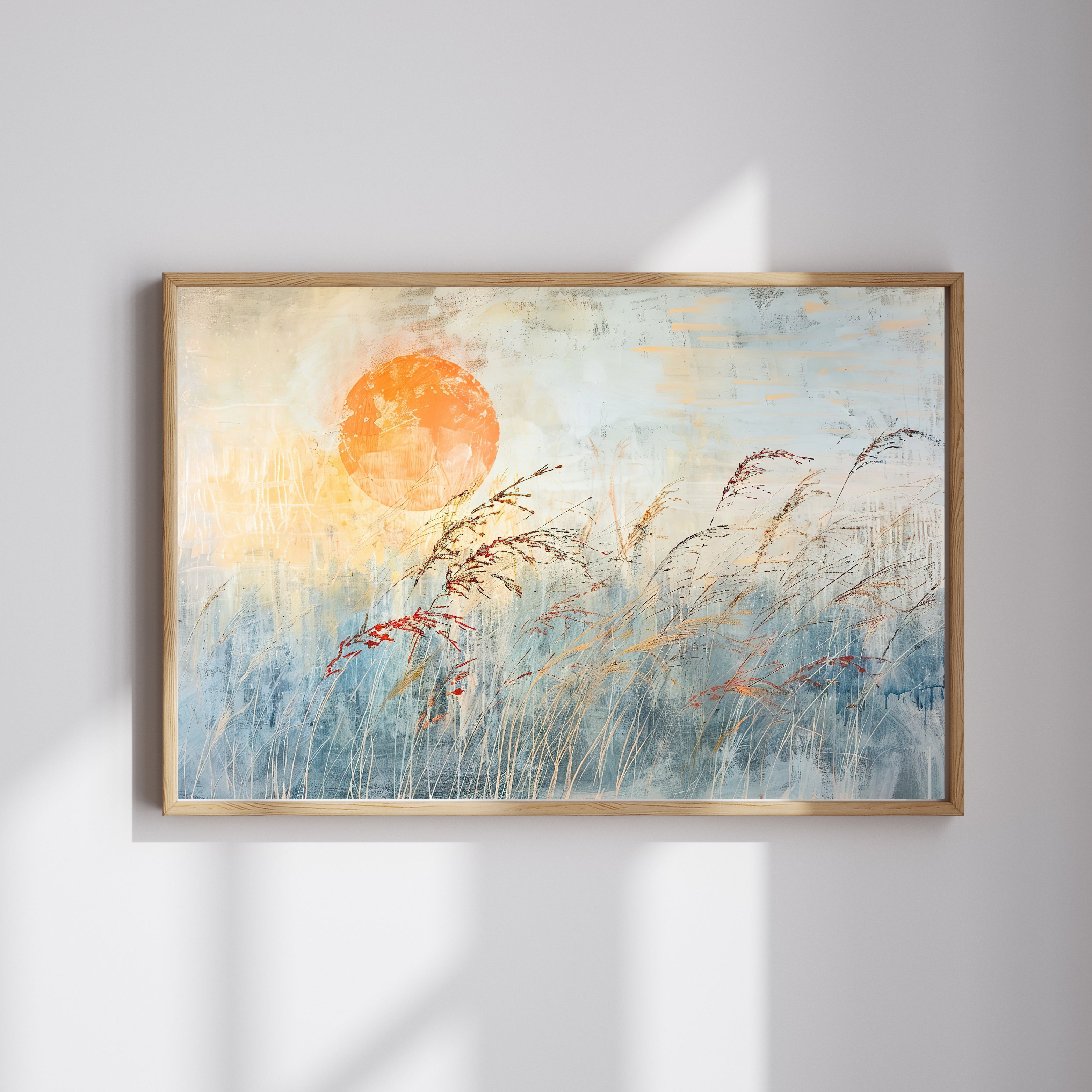 Sunset Glow Krutik Canvas Painting