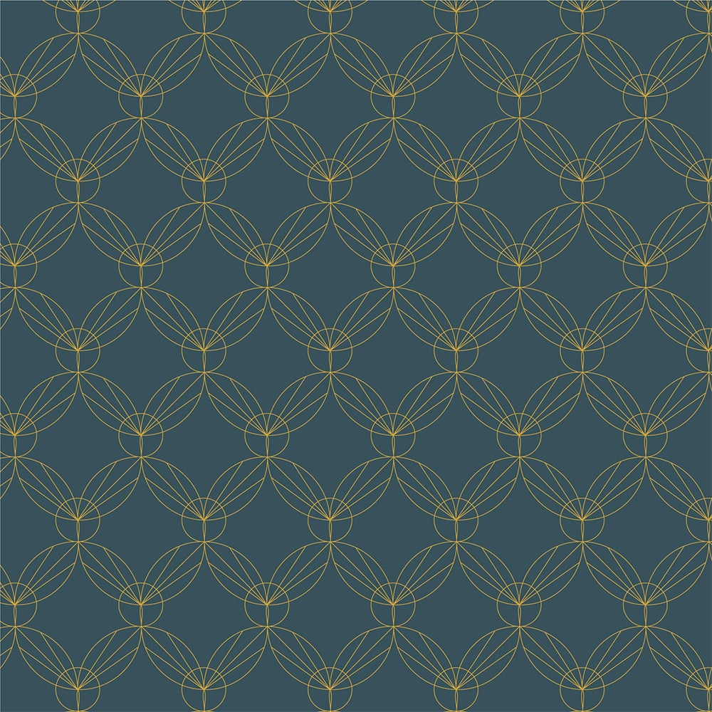 Geometric Art Deco Wallpaper