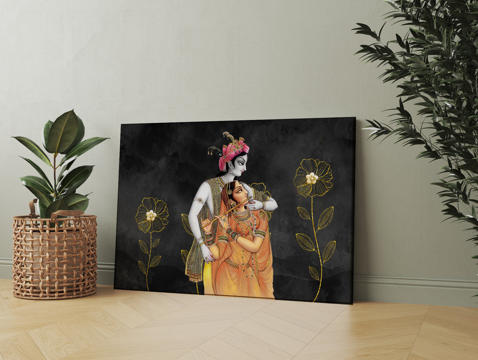 Vastu Friendly  Radha and Krishna Painting for Love and Harmony