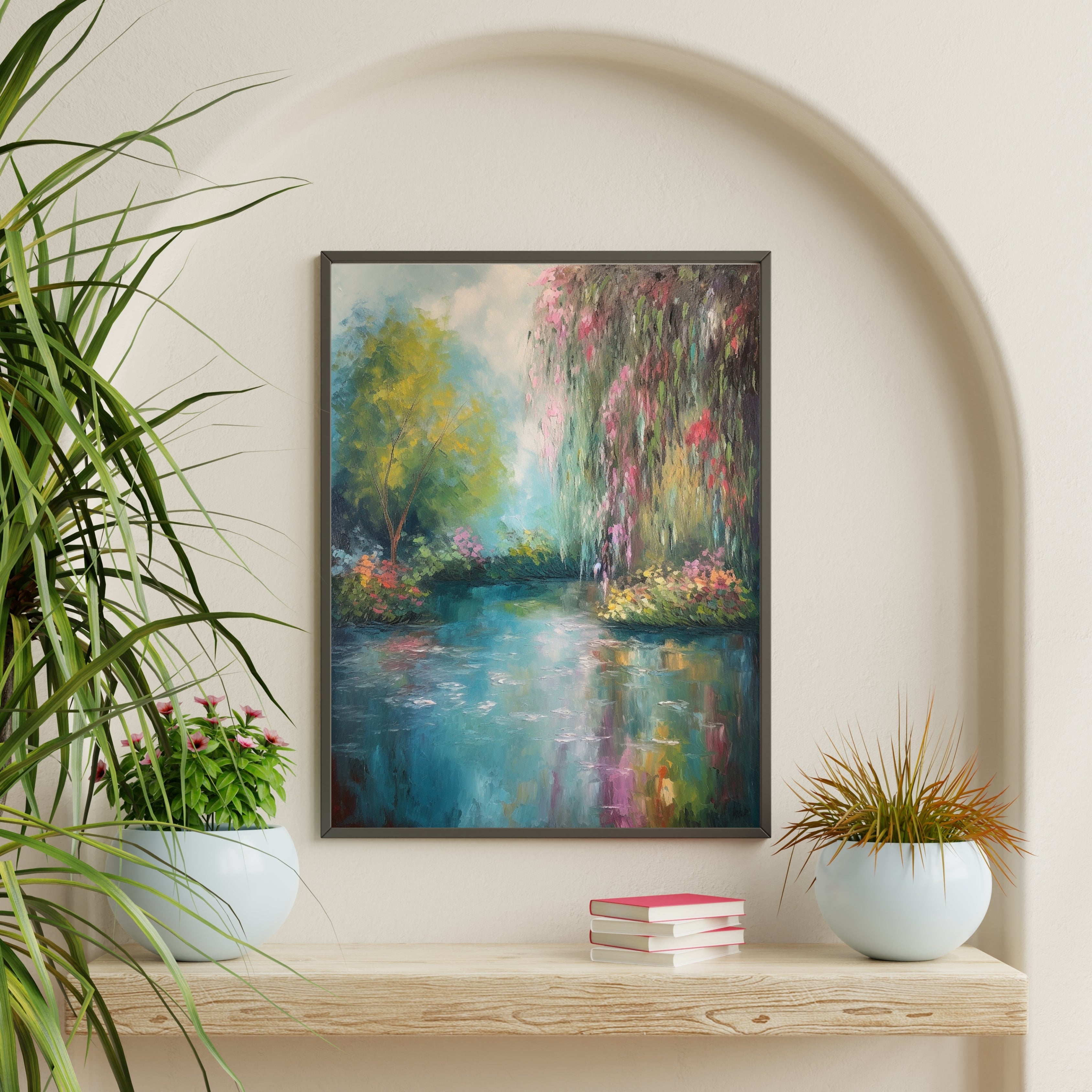 Enchanted Lake Krutik Canvas Painting