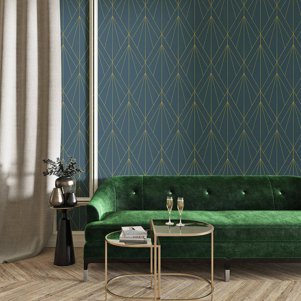 Seamless Art Deco Wallpaper