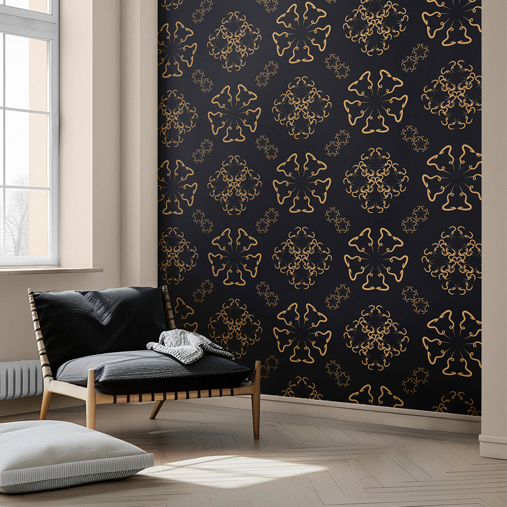 Black Matte Premium Wallpaper | Bold & Luxurious