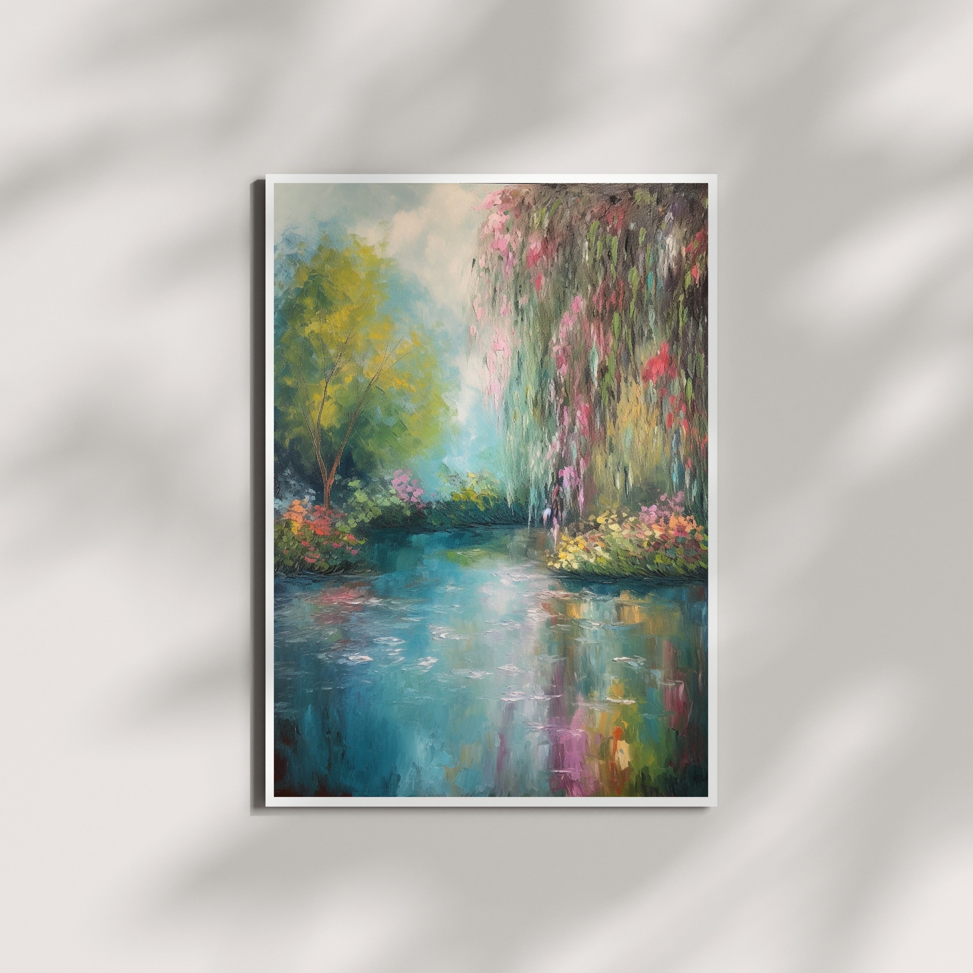 Enchanted Lake Krutik Canvas Painting