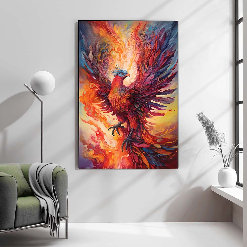 Invite Success & Positive Vibes With Phoenix Painting