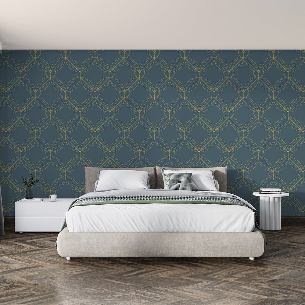 Geometric Art Deco Wallpaper