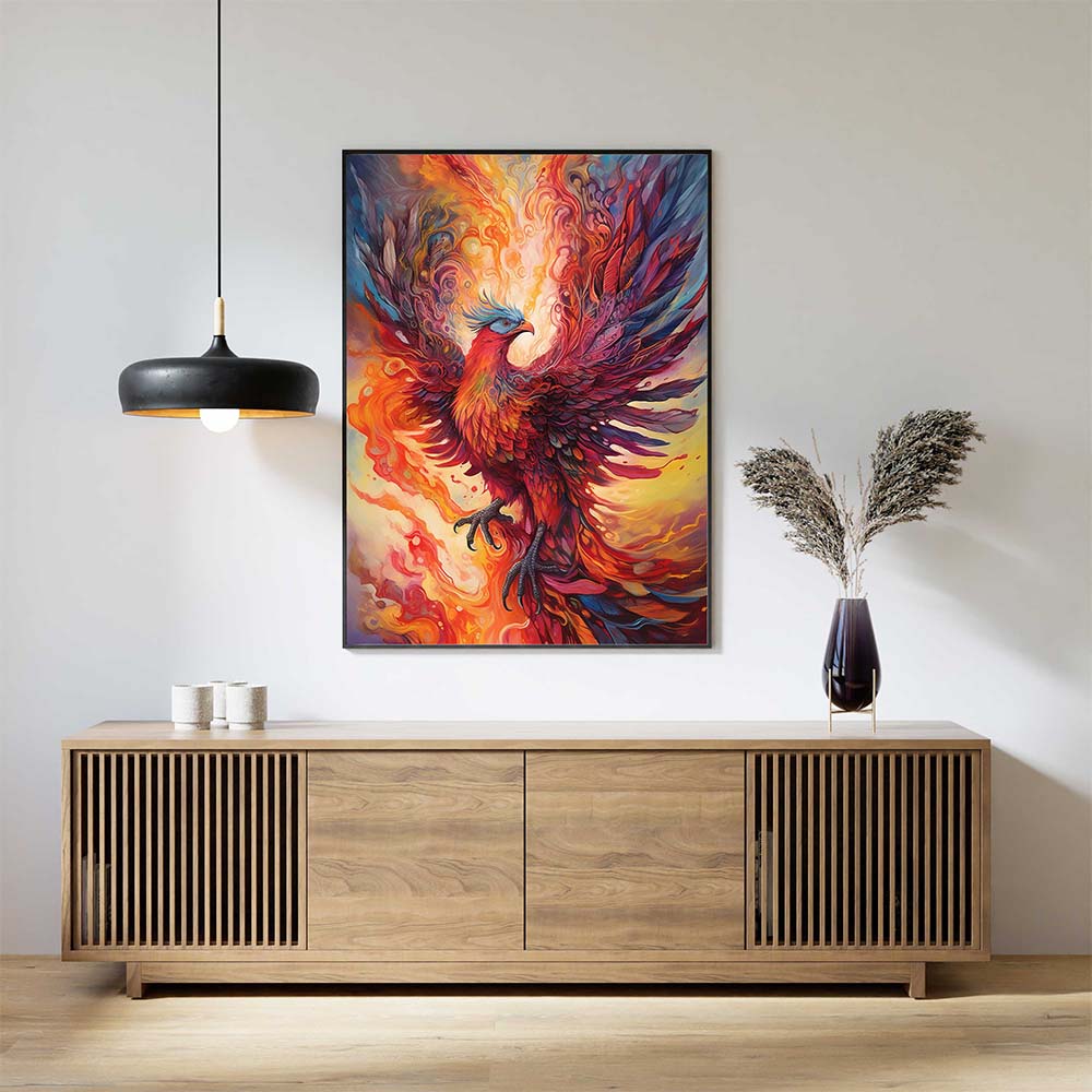 Invite Success & Positive Vibes With Phoenix Painting