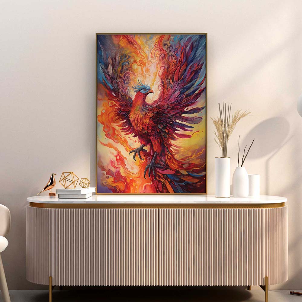 Invite Success & Positive Vibes With Phoenix Painting