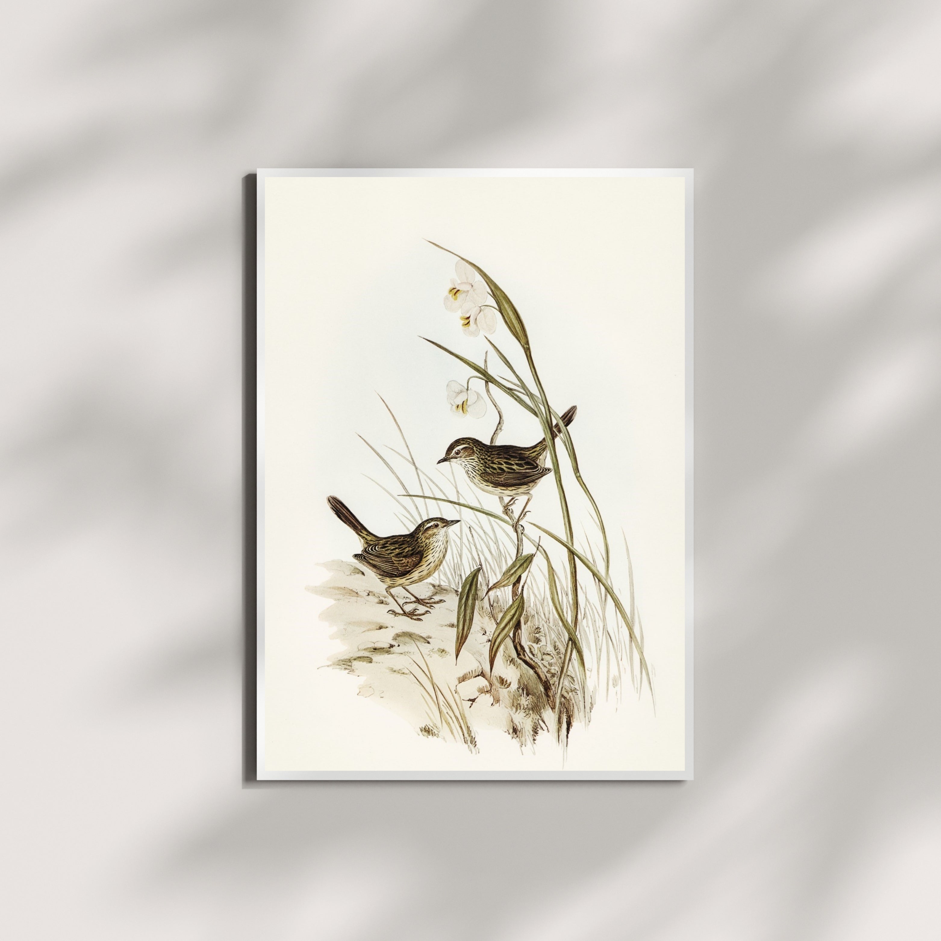 Whispering Sparrows Krutik Canvas Painting