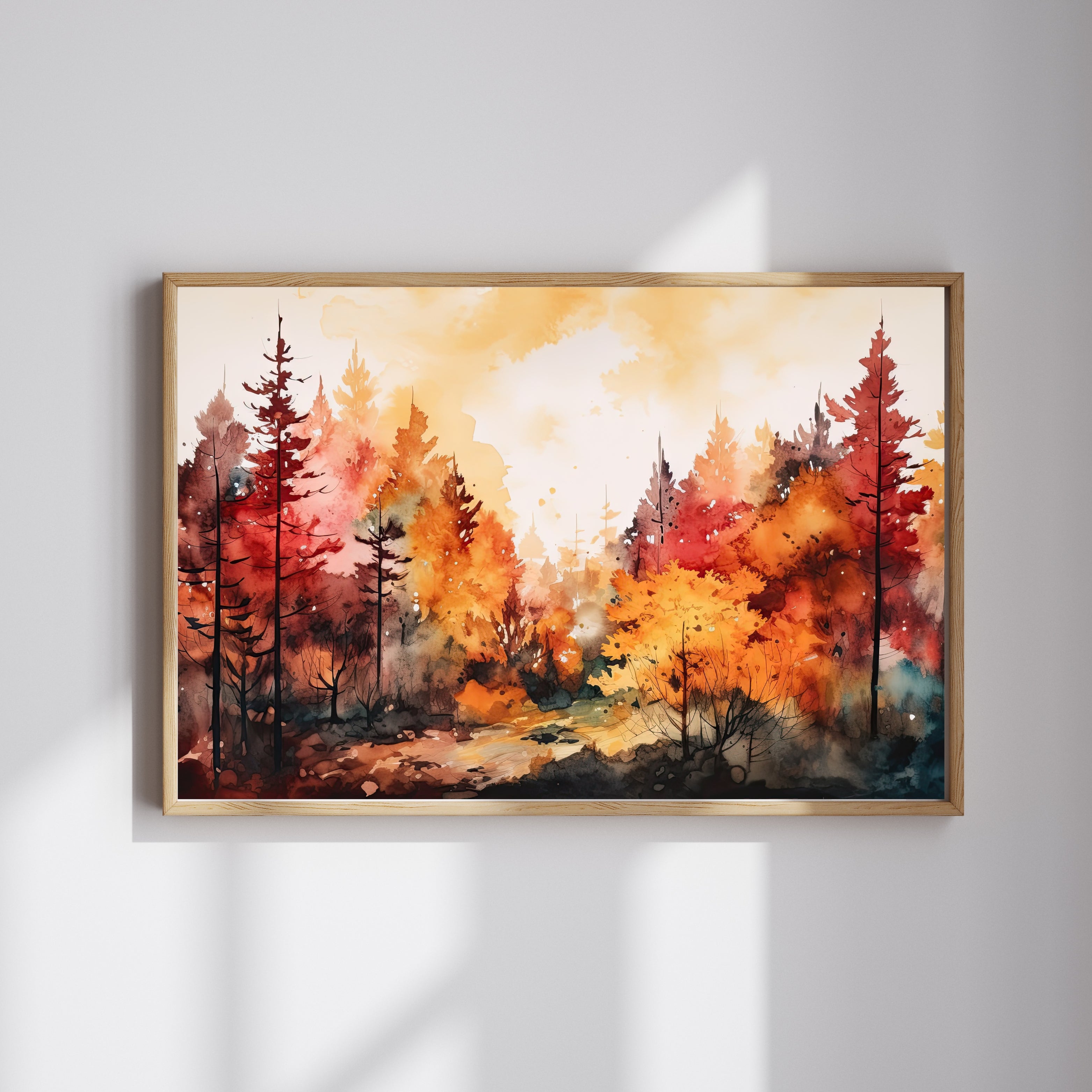 Autumn Glow Krutik Canvas Painting