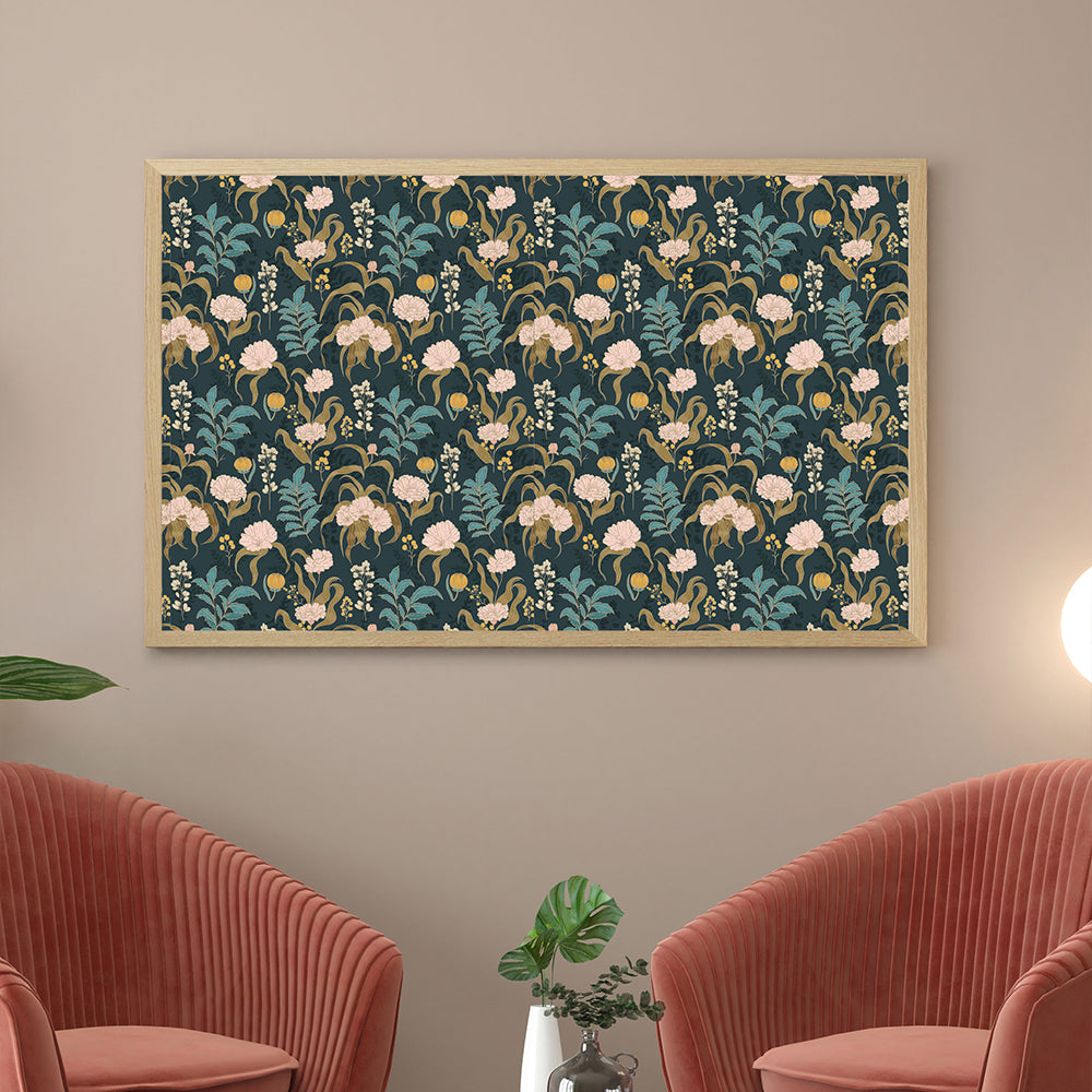 Blossom Pattern Lansdacpe Artwork