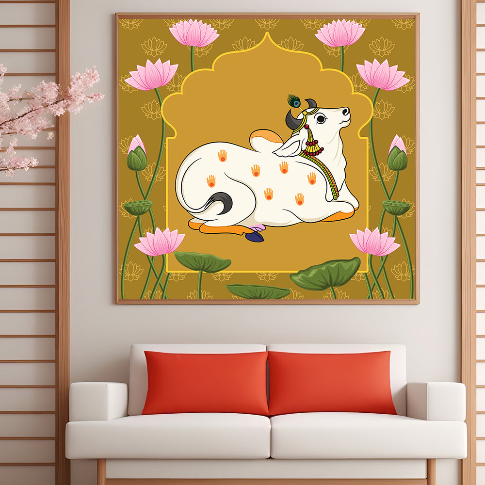 Abundance and Fertility: The Cow as a Symbol of Prosperity in Pichwai Painting