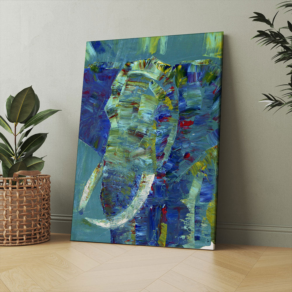 Elephant Abstract Painting