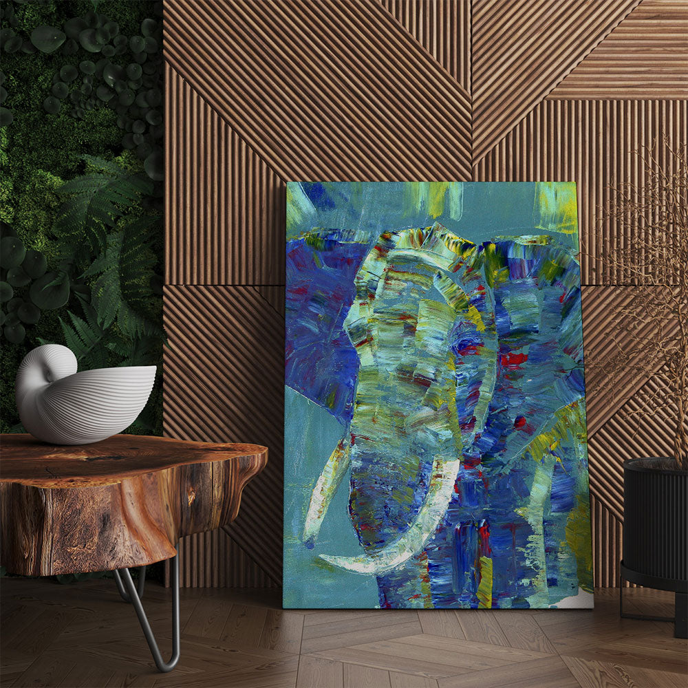 Elephant Abstract Painting