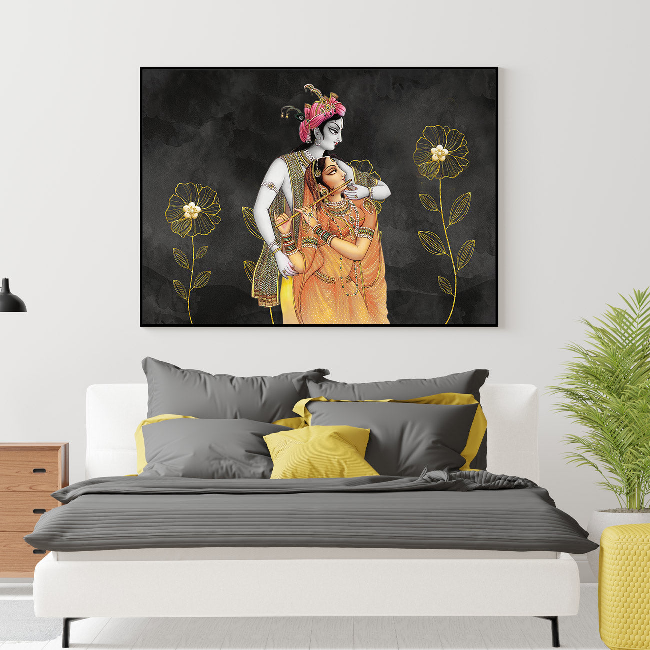 Vastu Friendly  Radha and Krishna Painting for Love and Harmony