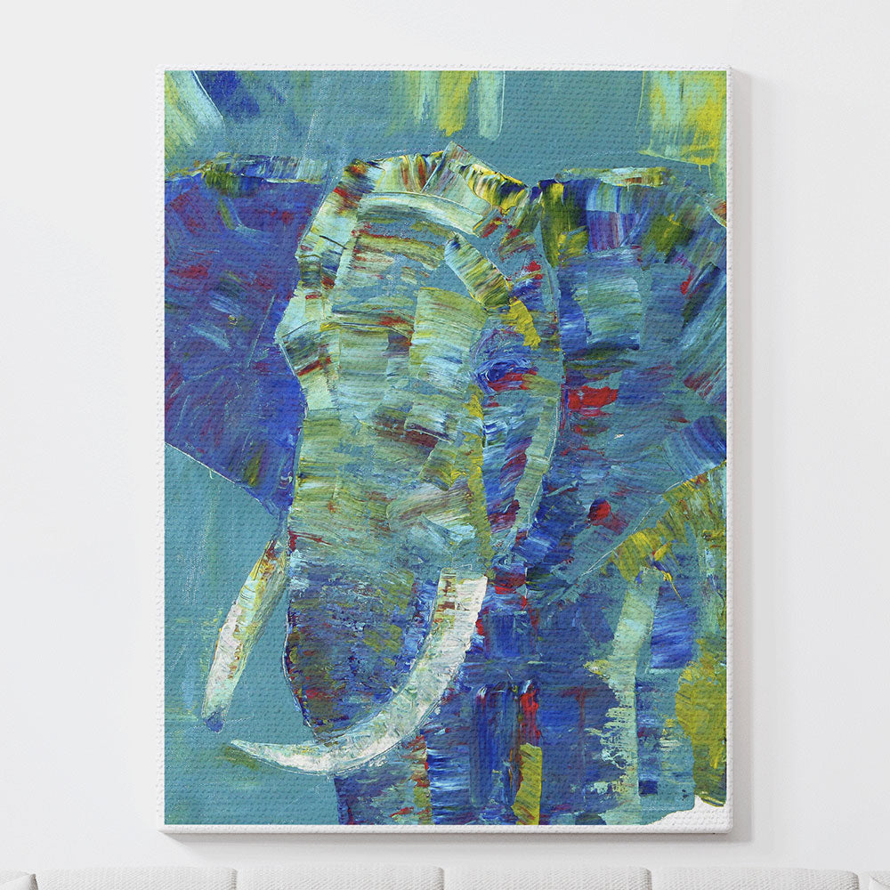 Elephant Abstract Painting