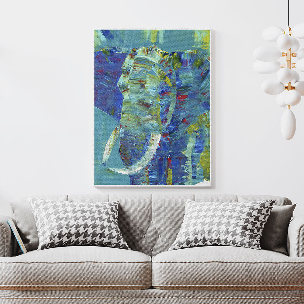 Elephant Abstract Painting